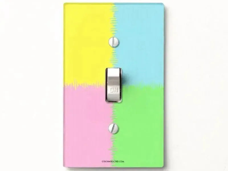 Toggle Light Switch Covers-QUARTERS Single, Double & Triple-Toggle Light Switch Covers-from COLORADDICTED.COM-