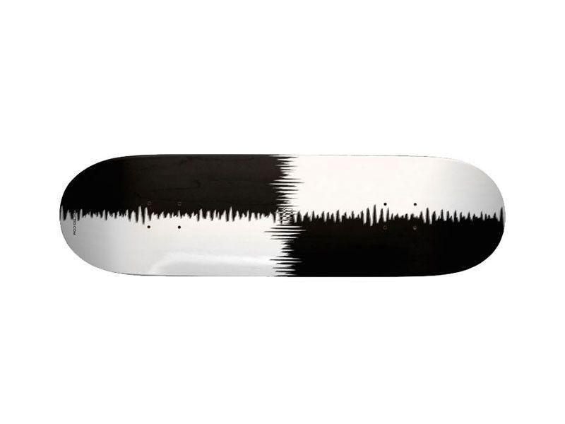 Skateboard Decks-QUARTERS Skateboard Decks-Black &amp; White-from COLORADDICTED.COM-