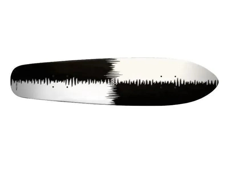 Skateboard Decks-QUARTERS Skateboard Decks-Black & White-from COLORADDICTED.COM-