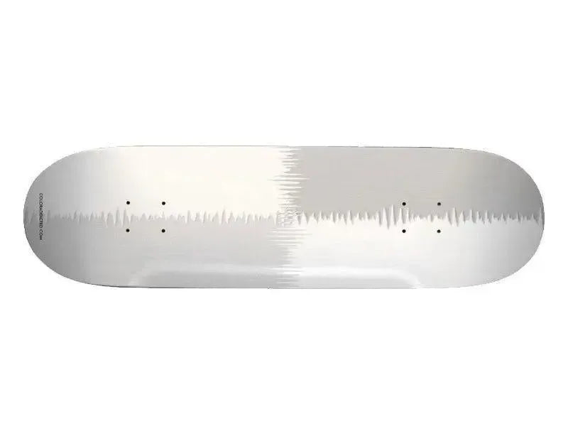 Skateboard Decks-QUARTERS Skateboard Decks-Grays & White-from COLORADDICTED.COM-