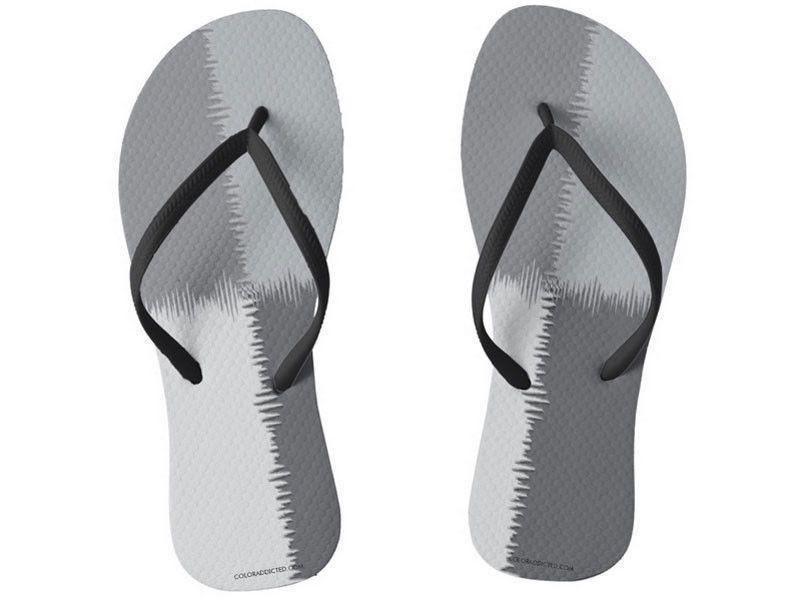 Flip Flops-QUARTERS Slim-Strap Flip Flops-Grays-from COLORADDICTED.COM-