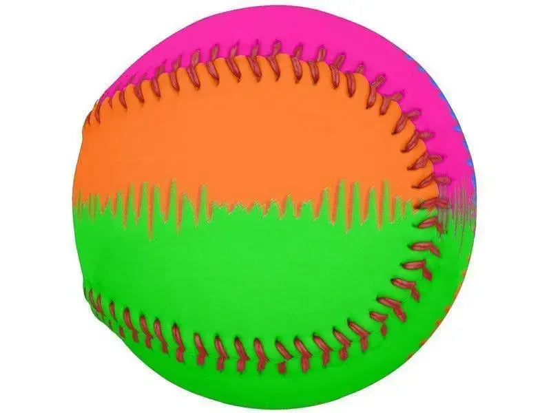 Softballs-QUARTERS Softballs-Orange & Fuchsia & Blue & Green-from COLORADDICTED.COM-