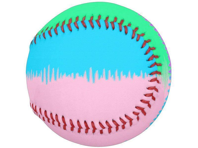 Softballs-QUARTERS Softballs-Pink &amp; Light Blue &amp; Light Green &amp; Light Purple-from COLORADDICTED.COM-