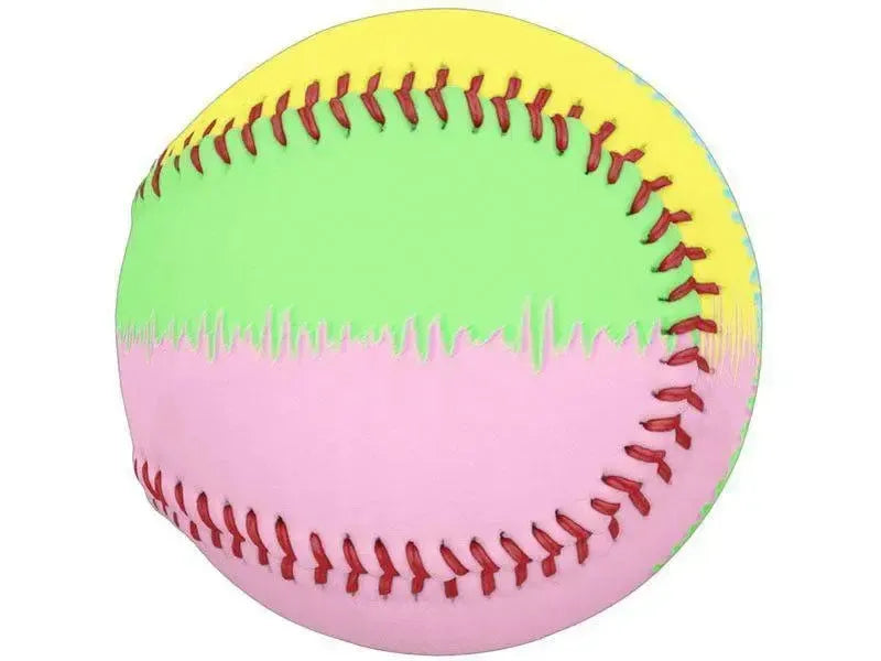 Softballs-QUARTERS Softballs-Pink & Light Blue & Light Green & Light Yellow-from COLORADDICTED.COM-
