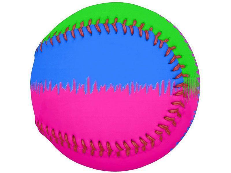 Softballs-QUARTERS Softballs-Purple &amp; Fuchsia &amp; Blue &amp; Green-from COLORADDICTED.COM-