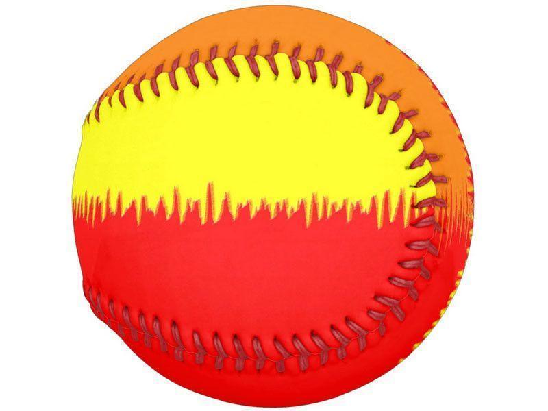 Softballs-QUARTERS Softballs-Reds &amp; Orange &amp; Yellow-from COLORADDICTED.COM-