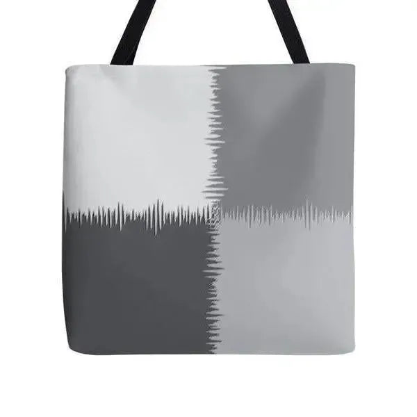 Tote Bags-QUARTERS Tote Bags-Grays-from COLORADDICTED.COM-