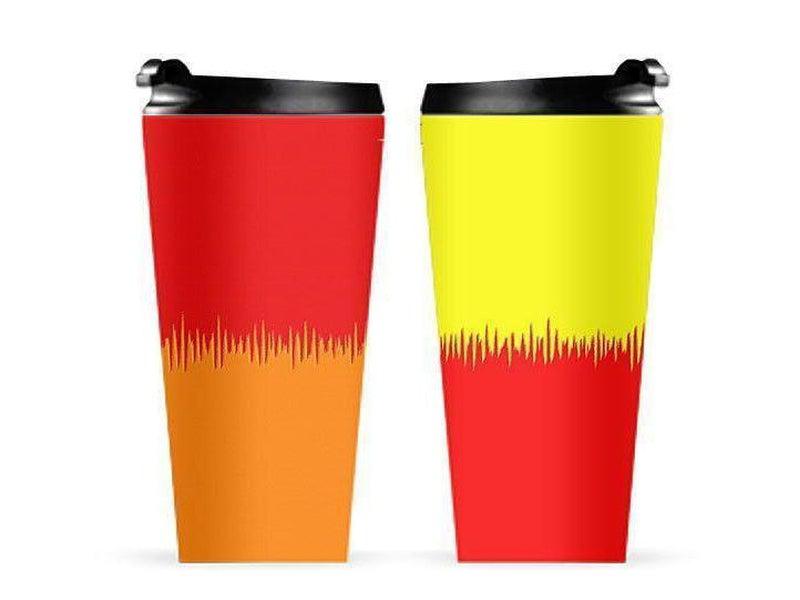 Travel Mugs-QUARTERS Travel Mugs-Reds &amp; Orange &amp; Yellow-from COLORADDICTED.COM-