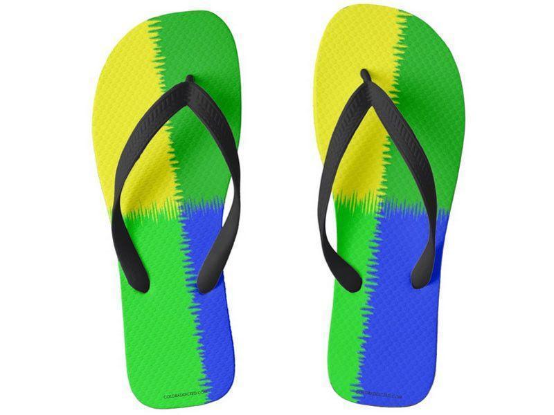 Flip Flops-QUARTERS Wide-Strap Flip Flops-from COLORADDICTED.COM-