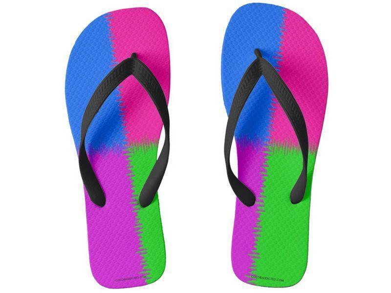 Flip Flops-QUARTERS Wide-Strap Flip Flops-from COLORADDICTED.COM-