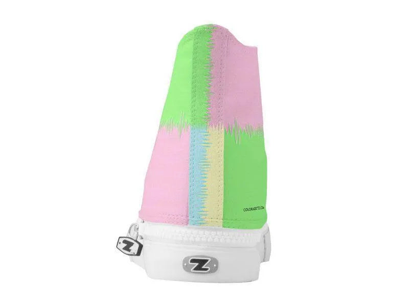 ZipZ High-Top Sneakers-QUARTERS ZipZ High-Top Sneakers-from COLORADDICTED.COM-