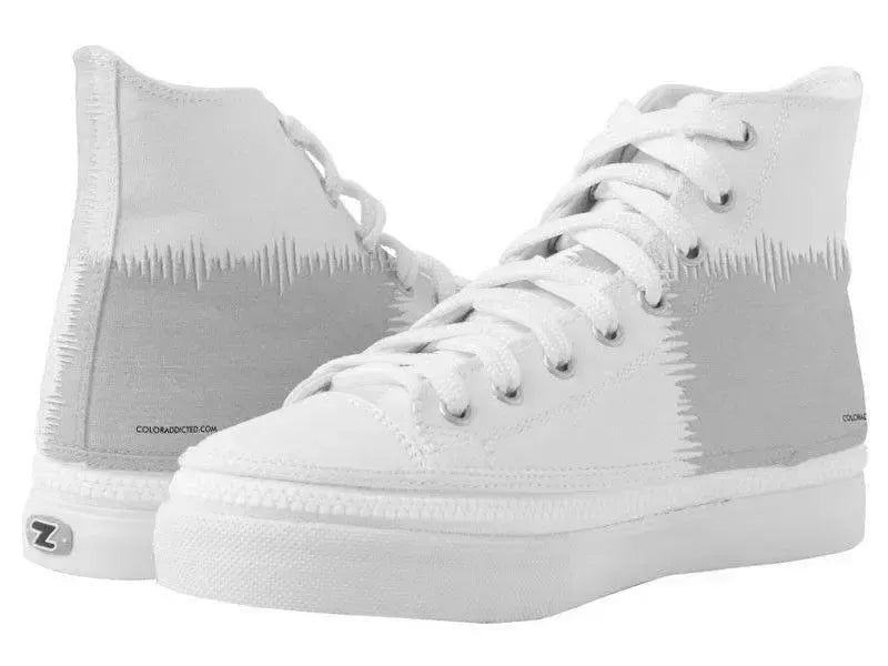 ZipZ High-Top Sneakers-QUARTERS ZipZ High-Top Sneakers-from COLORADDICTED.COM-