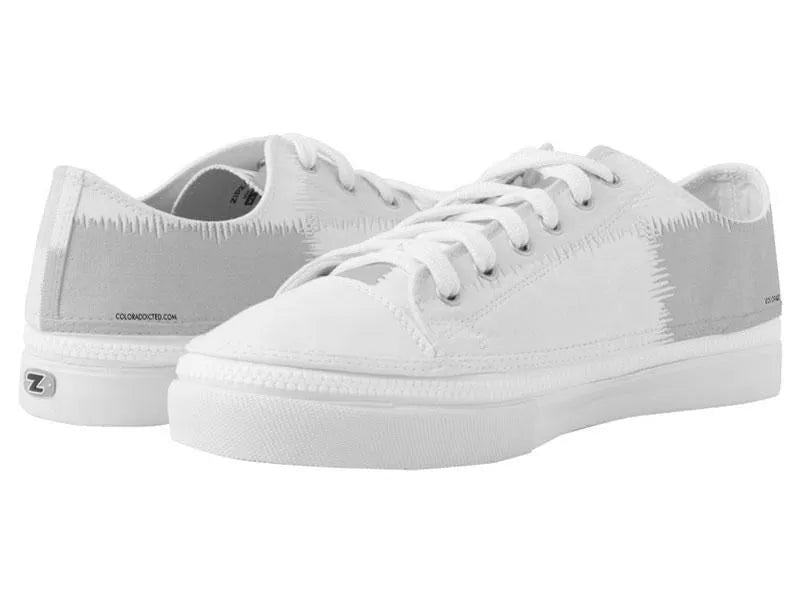 ZipZ Low-Top Sneakers-QUARTERS ZipZ Low-Top Sneakers-Grays &amp; White-from COLORADDICTED.COM-