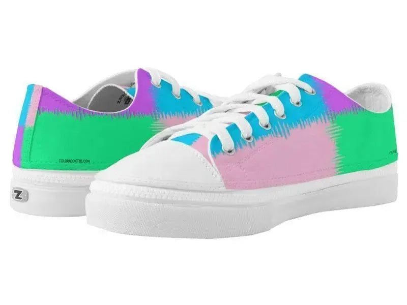 ZipZ Low-Top Sneakers-QUARTERS ZipZ Low-Top Sneakers-from COLORADDICTED.COM-