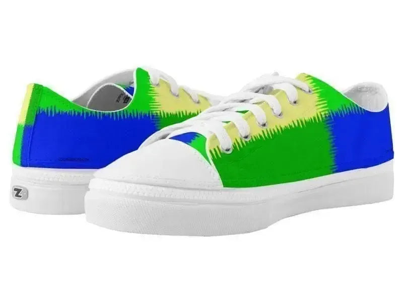 ZipZ Low-Top Sneakers-QUARTERS ZipZ Low-Top Sneakers-from COLORADDICTED.COM-