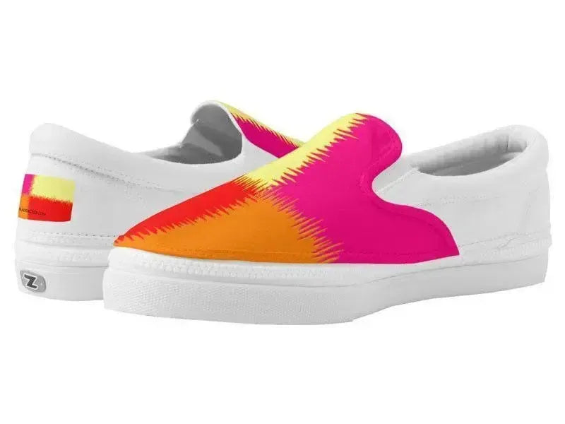 ZipZ Slip-On Sneakers-QUARTERS ZipZ Slip-On Sneakers-from COLORADDICTED.COM-