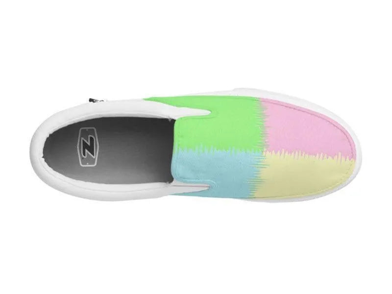ZipZ Slip-On Sneakers-QUARTERS ZipZ Slip-On Sneakers-from COLORADDICTED.COM-