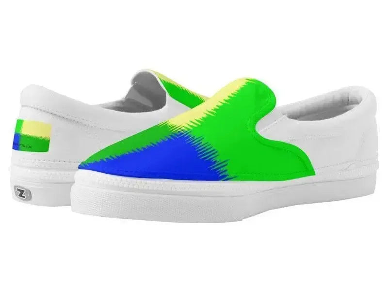 ZipZ Slip-On Sneakers-QUARTERS ZipZ Slip-On Sneakers-from COLORADDICTED.COM-