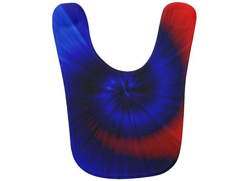 Baby Bibs-TIE DYE Baby Bibs-Blues &amp; Reds-from COLORADDICTED.COM-