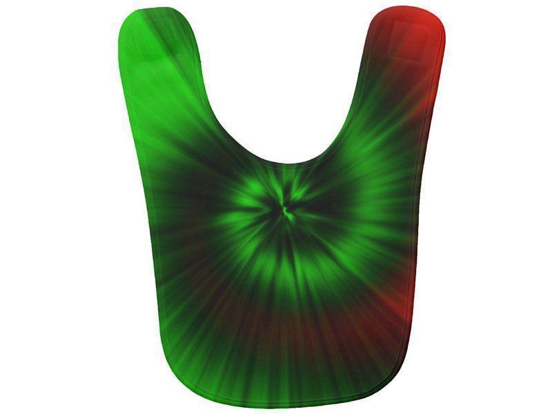 Baby Bibs-TIE DYE Baby Bibs-Greens &amp; Reds-from COLORADDICTED.COM-