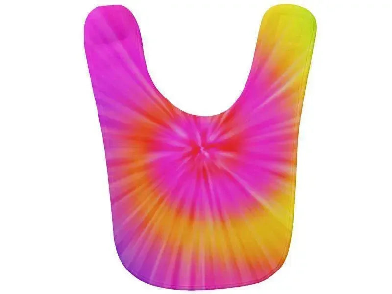 Baby Bibs-TIE DYE Baby Bibs-Rainbow Colors-from COLORADDICTED.COM-