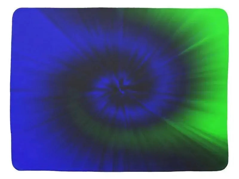 Baby Blankets-TIE DYE Baby Blankets-Blues & Greens-from COLORADDICTED.COM-