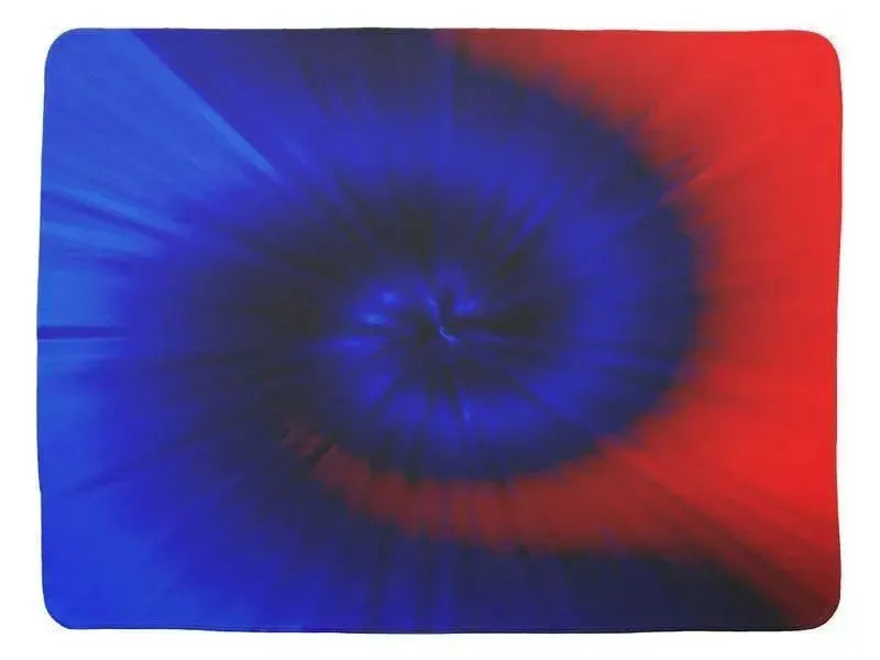 Baby Blankets-TIE DYE Baby Blankets-Blues & Reds-from COLORADDICTED.COM-