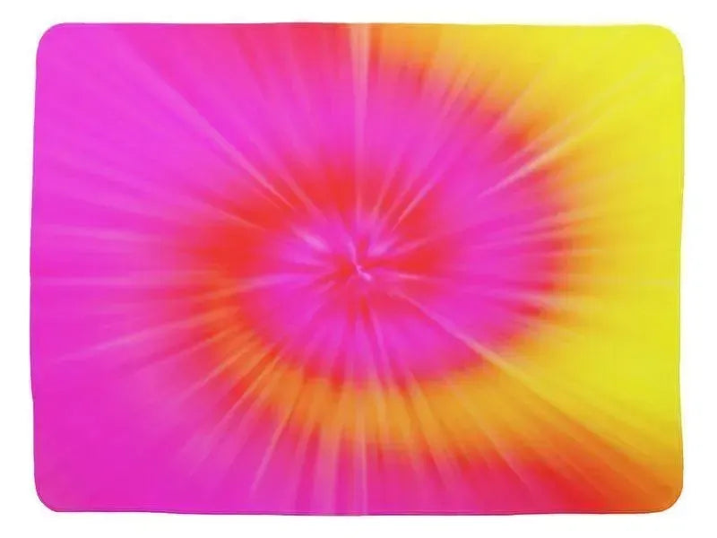 Baby Blankets-TIE DYE Baby Blankets-Fuchsias, Magentas, Reds, Oranges & Yellows-from COLORADDICTED.COM-