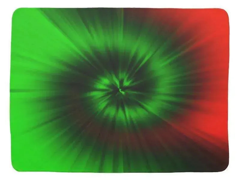 Baby Blankets-TIE DYE Baby Blankets-Greens & Reds-from COLORADDICTED.COM-