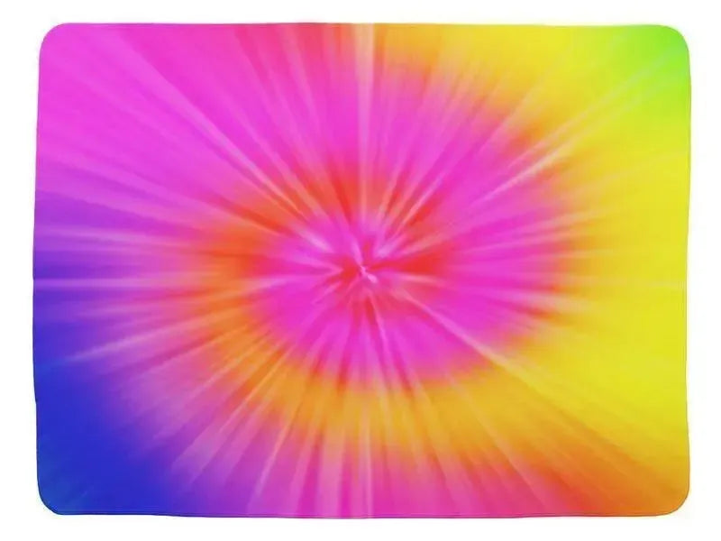 Baby Blankets-TIE DYE Baby Blankets-Rainbow Colors-from COLORADDICTED.COM-
