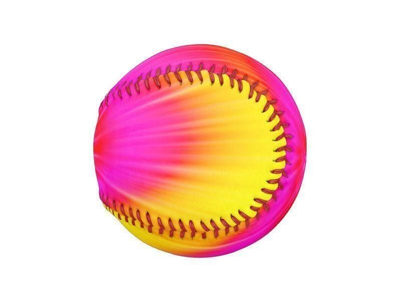 Baseballs-TIE DYE Baseballs-Fuchsias &amp; Magentas &amp; Reds &amp; Oranges &amp; Yellows-from COLORADDICTED.COM-