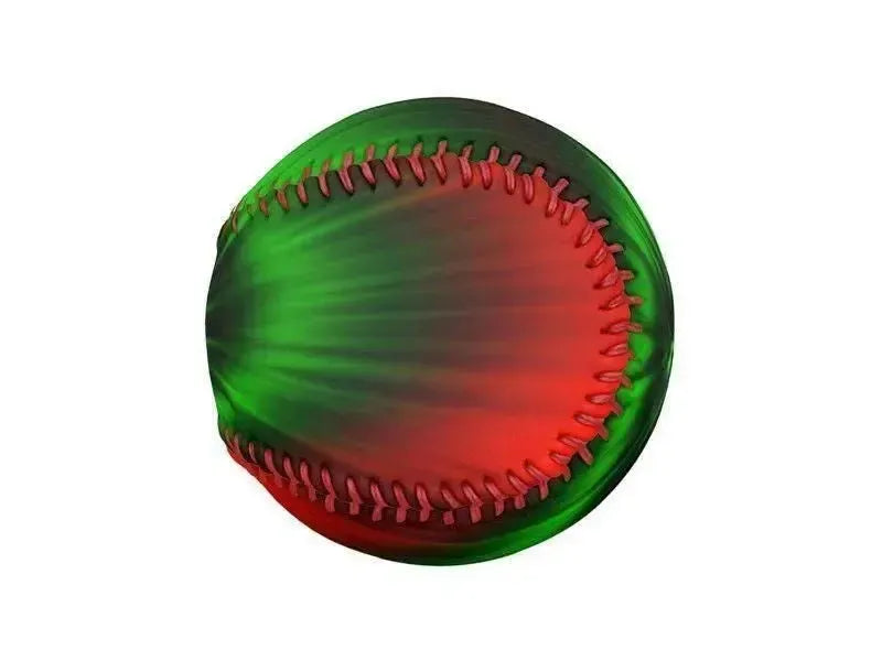 Baseballs-TIE DYE Baseballs-Greens & Reds-from COLORADDICTED.COM-