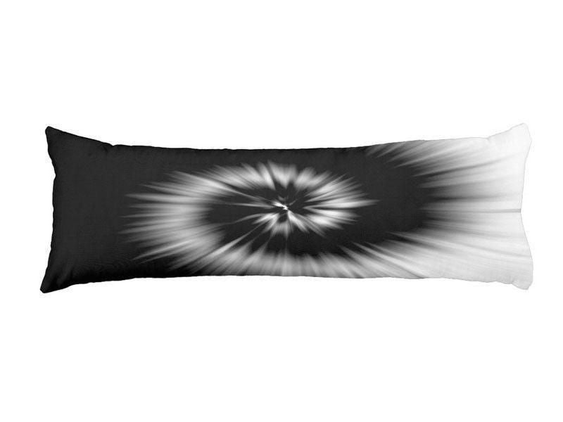 Body Pillows - Dakimakuras-TIE DYE Body Pillows - Dakimakuras-Black &amp; White-from COLORADDICTED.COM-