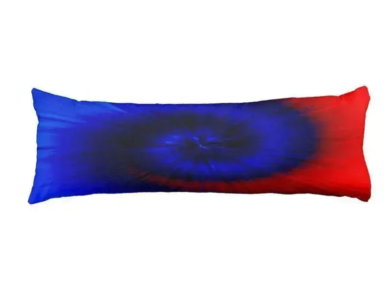 Body Pillows - Dakimakuras-TIE DYE Body Pillows - Dakimakuras-Blues & Reds-from COLORADDICTED.COM-