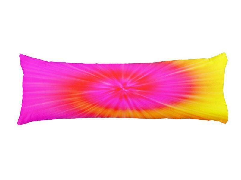 Body Pillows - Dakimakuras-TIE DYE Body Pillows - Dakimakuras-Fuchsias &amp; Magentas &amp; Reds &amp; Oranges &amp; Yellows-from COLORADDICTED.COM-