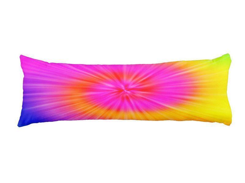 Body Pillows - Dakimakuras-TIE DYE Body Pillows - Dakimakuras-Rainbow Colors-from COLORADDICTED.COM-