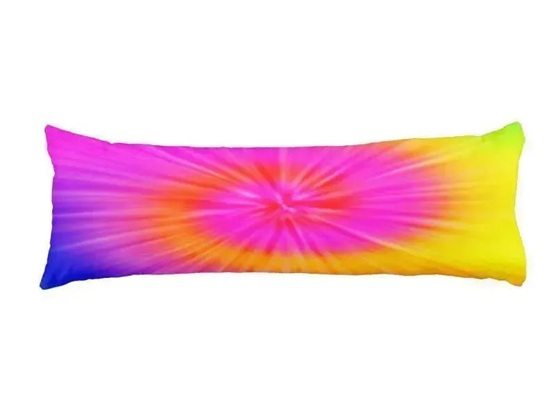 Body Pillows - Dakimakuras-TIE DYE Body Pillows - Dakimakuras-Rainbow Colors-from COLORADDICTED.COM-