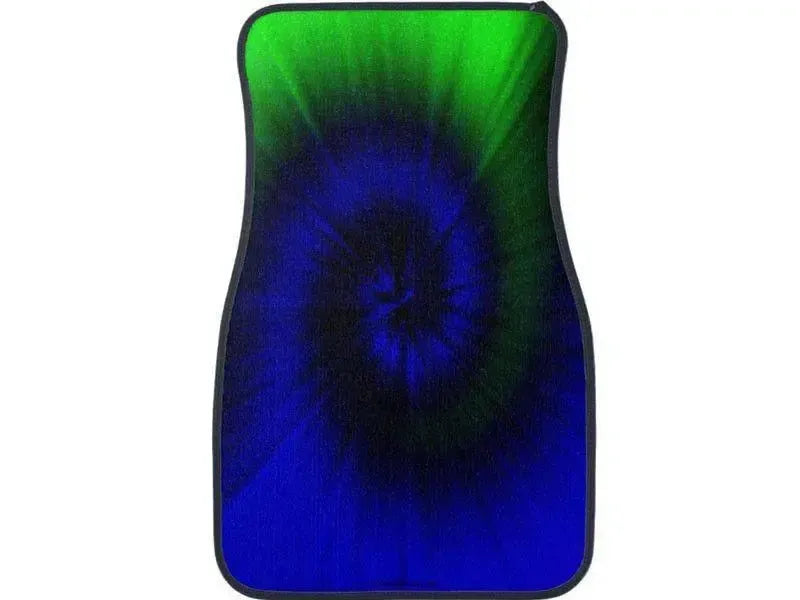 Car Mats-TIE DYE Car Mats Sets-Blues & Greens-from COLORADDICTED.COM-