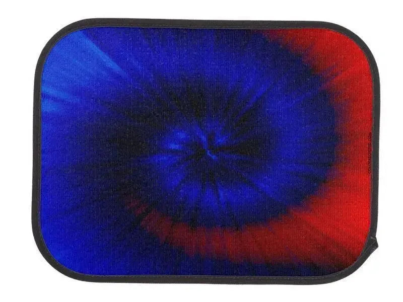 Car Mats-TIE DYE Car Mats Sets-Blues & Reds-from COLORADDICTED.COM-