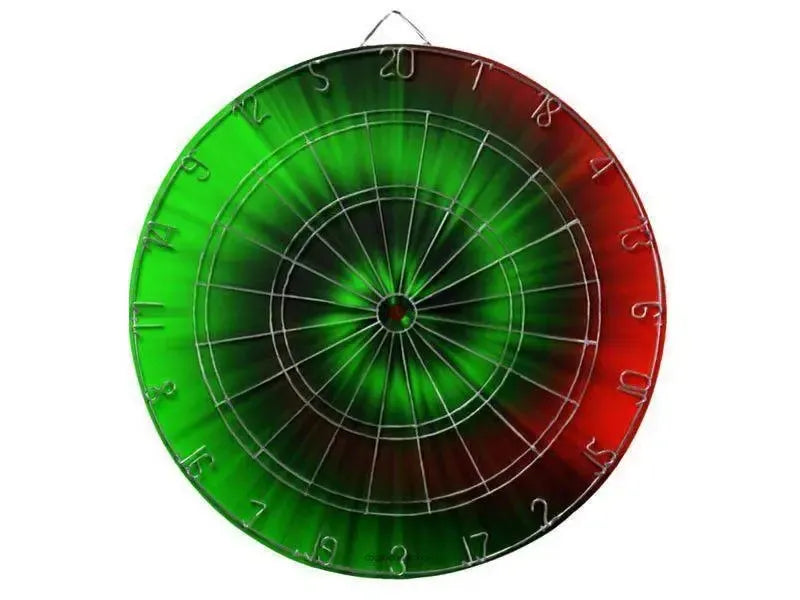 Dartboards-TIE DYE Dartboards (includes 6 Darts)-Greens & Reds-from COLORADDICTED.COM-