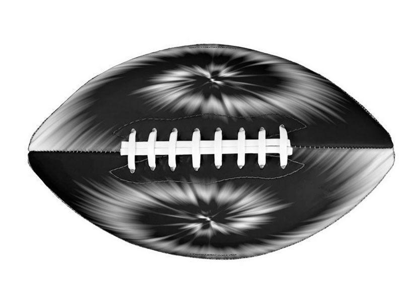 Footballs-TIE DYE Footballs &amp; Mini Footballs-Black &amp; White-from COLORADDICTED.COM-