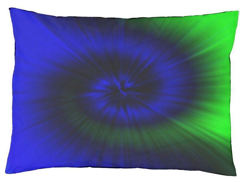 Dog Beds-TIE DYE Indoor/Outdoor Dog Beds-Blues &amp; Greens-from COLORADDICTED.COM-