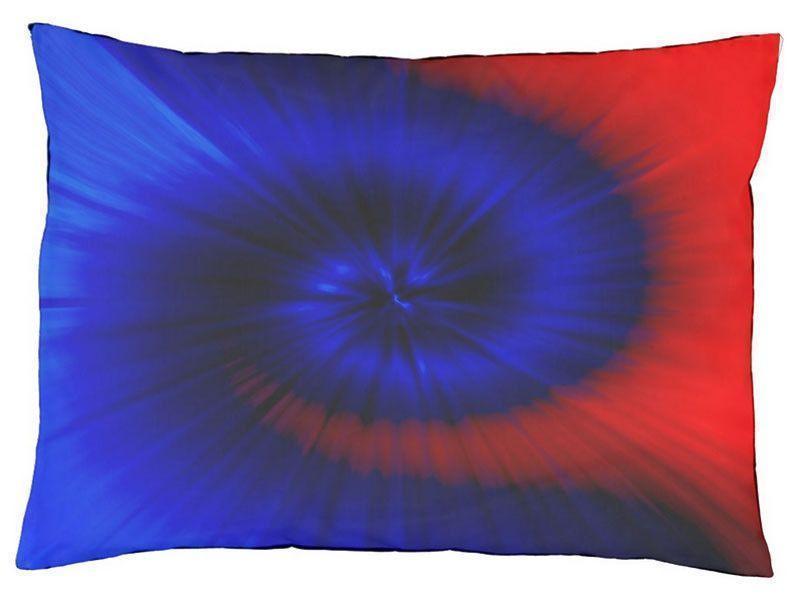 Dog Beds-TIE DYE Indoor/Outdoor Dog Beds-Blues &amp; Reds-from COLORADDICTED.COM-
