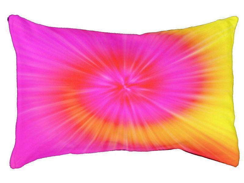 Dog Beds-TIE DYE Indoor/Outdoor Dog Beds-Fuchsias, Magentas, Reds, Oranges &amp; Yellows-from COLORADDICTED.COM-