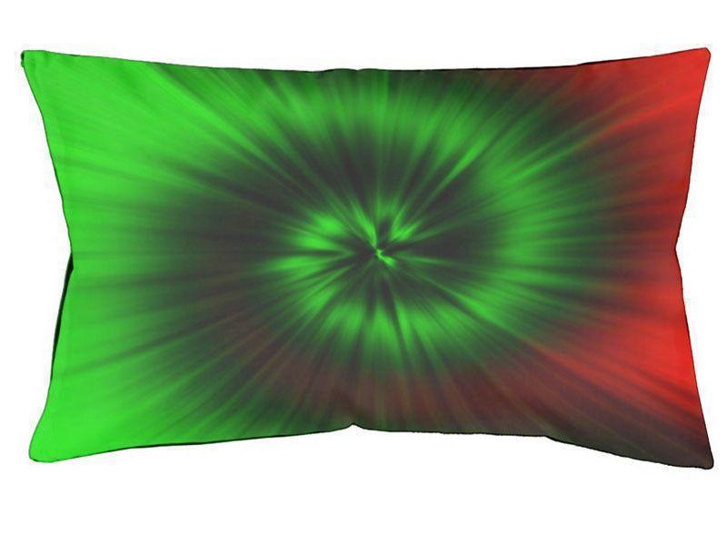 Dog Beds-TIE DYE Indoor/Outdoor Dog Beds-Greens &amp; Reds-from COLORADDICTED.COM-