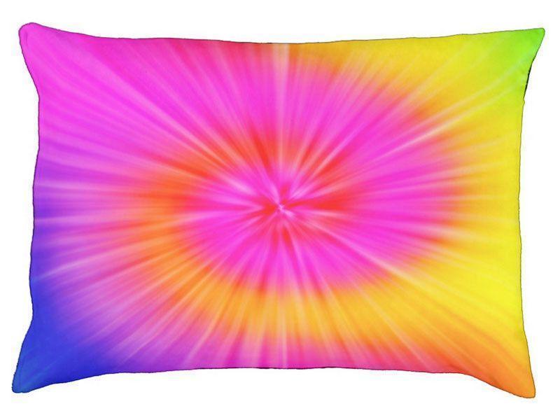 Dog Beds-TIE DYE Indoor/Outdoor Dog Beds-Rainbow Colors-from COLORADDICTED.COM-