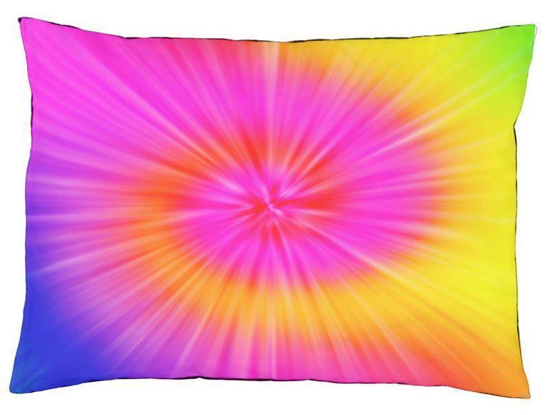 Dog Beds-TIE DYE Indoor/Outdoor Dog Beds-Rainbow Colors-from COLORADDICTED.COM-