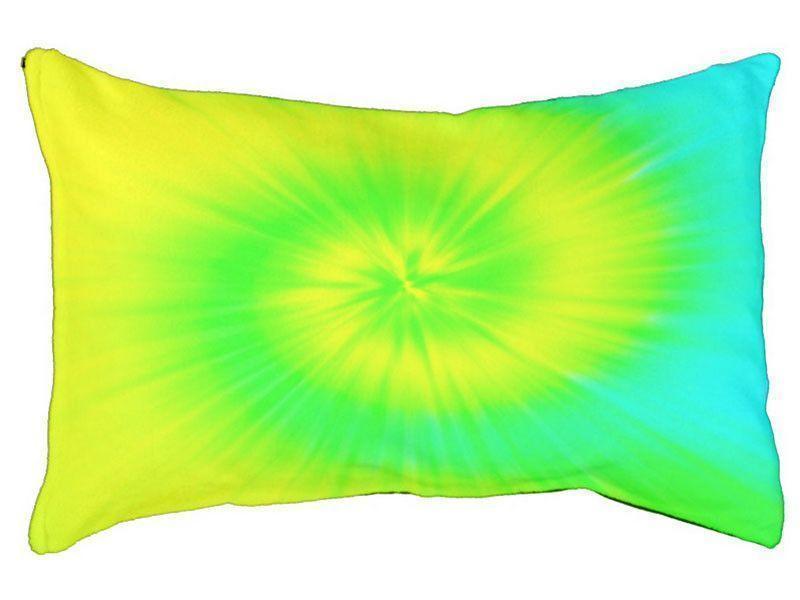 Dog Beds-TIE DYE Indoor/Outdoor Dog Beds-Yellows, Greens &amp; Turquoise-from COLORADDICTED.COM-