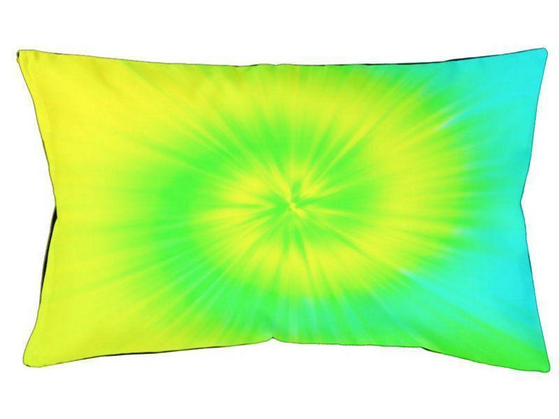 Dog Beds-TIE DYE Indoor/Outdoor Dog Beds-Yellows, Greens &amp; Turquoise-from COLORADDICTED.COM-