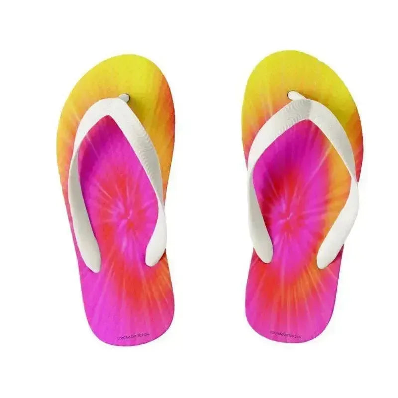 Kids Flip Flops-TIE DYE Kids Flip Flops-from COLORADDICTED.COM-